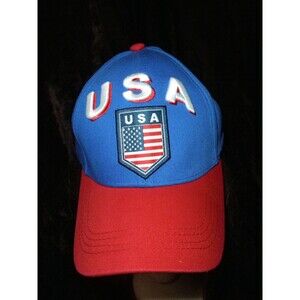 NEW by RHINOX, RED, WHITE AND BLUE USA BASEBALL CAP, HAT